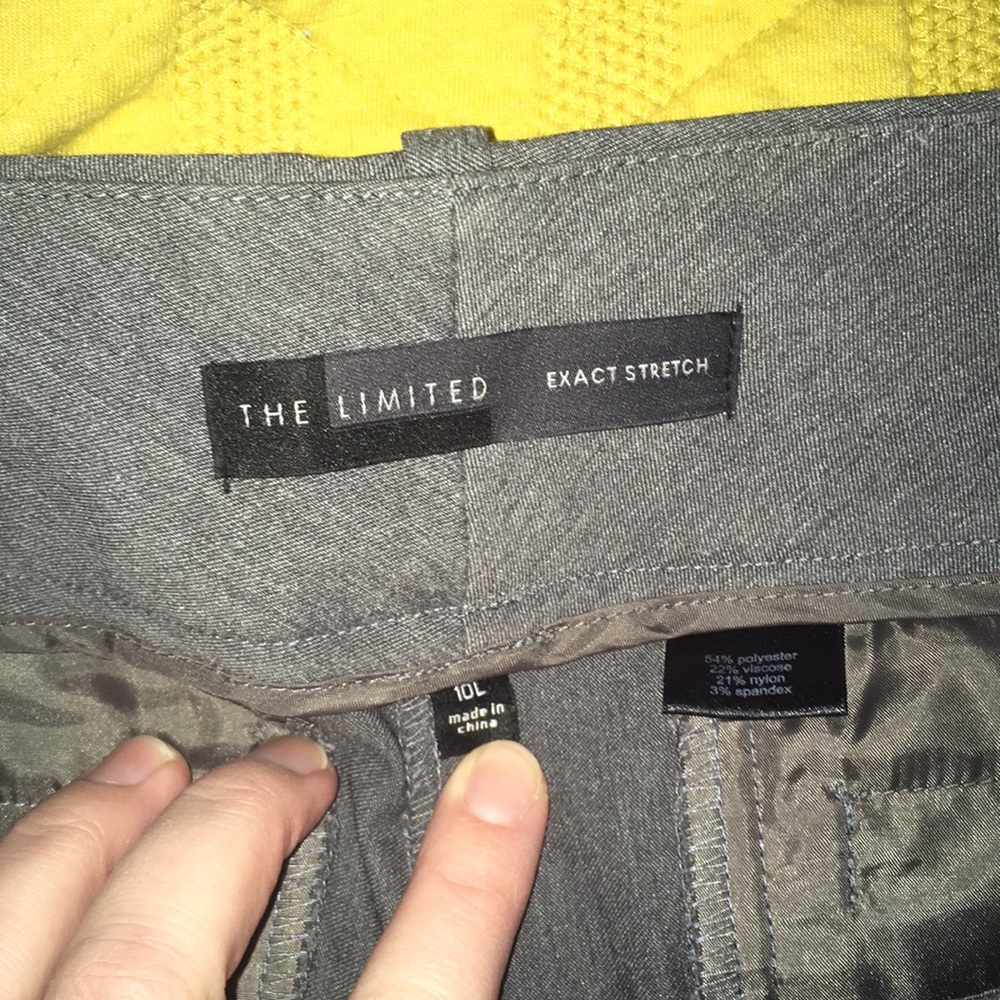 The Limited Exact Stretch dress pants. 10 Long.
